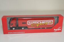 V 1:87 HERPA IVECO ET HD TRUCK WITH TRAILER WICHERS SPORT MINT BOXED comprar usado  Enviando para Brazil