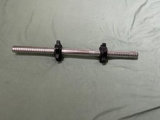 36cm chrome dumbbell for sale  MORDEN