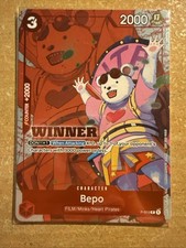 One Piece TCG, Bepo P-019 (Pacote Vencedor Vol 7, Alt Art), Quase Perfeito comprar usado One Piece TCG, Bepo P-019 (Pacote Vencedor Vol 7, Alt Art), Quase Perfeito comprar usado  Enviando para Brazil