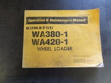 Komatsu wa380 wa420 for sale  Mineral Wells