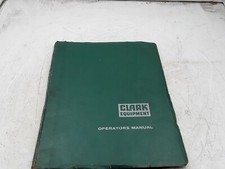 Clark operators manual d'occasion  Expédié en Belgium