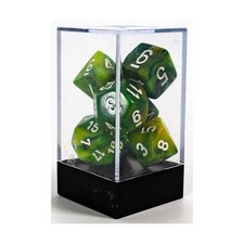 Conjunto de dados Chessex Vortex poli dente-de-leão com branco (7) quase perfeito comprar usado  Enviando para Brazil