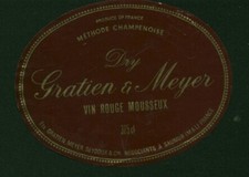Etiquette vin rouge d'occasion  France