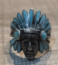 Bague tete indien d'occasion  Troyes