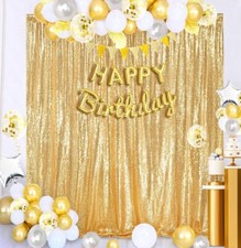 Gold sequined backdrop for sale  Apple Valley