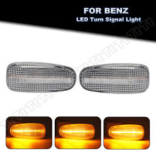 2x Sequential LED Fender Side Marker Light For Mercedes CLK SLK C-Class Sprinter na sprzedaż  Wysyłka do Poland