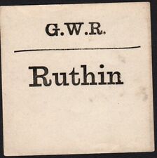 Railway luggage label for sale  STROUD