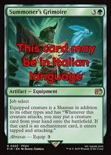 Mtg summoner grimoire usato  Italia