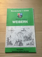 Wanderkarte gebrauchsblatt wei gebraucht kaufen  Koblenz