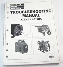 Honda generator troubleshootin d'occasion  Expédié en Belgium