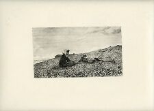 TELEMACO SIGNORINI MAGNIFICA HELIOGRAVURE D'EPOCA BELLA DA INCORNICIARE PRIMAVER comprar usado  Enviando para Brazil