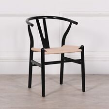 Black wooden wishbone for sale  NEWMARKET