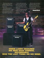 1999 anúncio impresso de Hartke combos de amplificador de baixo com Larry Hartke comprar usado  Enviando para Brazil