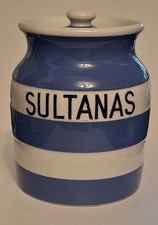 Green cornishware sultanas for sale  WARRINGTON