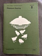 Pheasant rearing booklet for sale  STANFORD-LE-HOPE