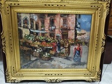 Olio tavola 40x50 usato  Napoli