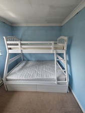 White wooden triple for sale  SOUTHAMPTON
