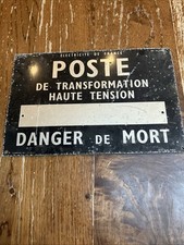Ancienne plaque poste d'occasion  Charnay-lès-Mâcon