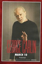 George carlin autographed d'occasion  Expédié en Belgium
