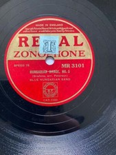 1939 THE BLUE HUNGARIAN BAND 10" 78 - HUNGARIAN DANCE No. 5 / 6 - MR 3101 comprar usado  Enviando para Brazil
