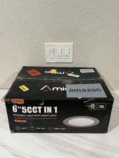 Paquete de 24 luces de techo empotradas LED de 6 pulgadas 5CT con luz nocturna Amico segunda mano Paquete de 24 luces de techo empotradas LED de 6 pulgadas 5CT con luz nocturna Amico segunda mano  Embacar hacia Mexico
