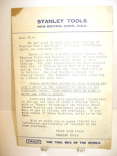 Vintage stanley catalog for sale  Coventry