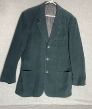Casaco de veludo vintage Crocodile International tamanho 52 verde, usado comprar usado  Enviando para Brazil