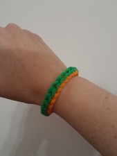 Braccialetto bicolore uncinett usato Braccialetto bicolore uncinett usato  Novi Ligure