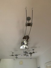 Deckenleuchte edelstahl spots gebraucht kaufen  Unterschleißheim