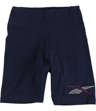 Shorts de treino esportivo feminino Reebok logotipo clássico bicicleta, azul, pequeno comprar usado  Enviando para Brazil