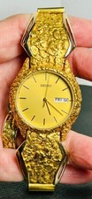 gold nugget seiko watch for sale gold nugget seiko watch for sale Colbert