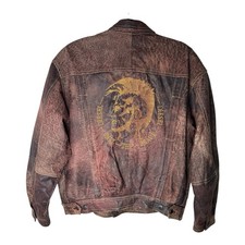 Vintage echtes leder for sale  Cheltenham
