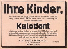 Kalodont zahnpasta 1916 gebraucht kaufen  Deutschland