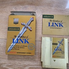Zelda II: The Adventure of Link 2 Gold NES Nintendo CIB inserções manuais completas! comprar usado  Enviando para Brazil