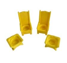 Cadeiras Fisher Price Little People # 993 Castle substituição tronos coroa amarela comprar usado  Enviando para Brazil