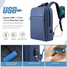 Mochila para laptop Victoriatourist 17 polegadas. Fino, durável, com porta de carregamento USB. comprar usado  Enviando para Brazil