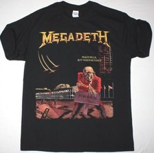 MEGADETH PEACE VENDE MAS QUEM ESTÁ COMPRANDO CAMISETA PRETA DAVE MUSTAINE METALLICA, usado comprar usado  Enviando para Brazil