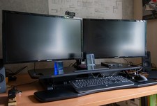 Steh sitz schreibtischaufsatz gebraucht kaufen  Langenfeld (Rheinland)
