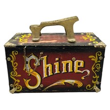 Shine schuhputzkasten holz gebraucht kaufen  Witten