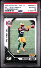 2025 Panini Instant Matthew Golden RPS Rookie RC #/836 PSA 10 Gem Mint Packers comprar usado  Enviando para Brazil