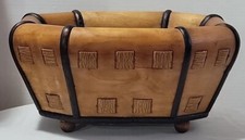 Vntg wood leather for sale  Miami