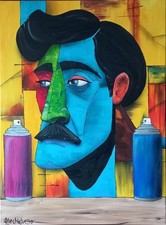 Toile graffiti art. d'occasion  Attigny
