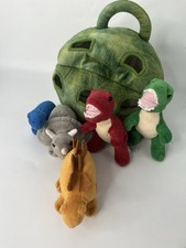 Conjunto de pelúcia Unipak dinossauro 7" 5 estojo de transporte de pedra infantil dinossauro bicho de pelúcia comprar usado  Enviando para Brazil