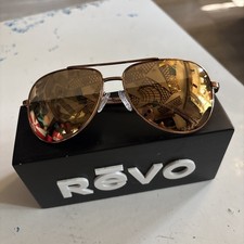 ÓCULOS DE SOL REVERVO EVA 55/13/130 OURO ROSA NOVO EM FOLHA!! comprar usado  Enviando para Brazil