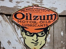 Vintage oilzum sign for sale  Shavertown