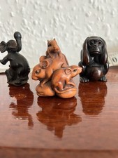 Netsuke selection 3 for sale  PETERBOROUGH
