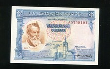 tu_bazar  BILLETE 25 PESETAS 1936 SOROLLA SERIE A 5759191 SC SIN CIRCULAR comprar usado  Enviando para Brazil