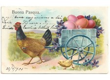 1905 rilievo cartolina usato  Italia