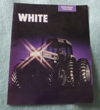 Folleto tractor caballo de batalla blanco con fecha 1990 segunda mano  Embacar hacia Mexico
