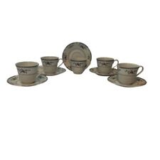 Royal Doulton 1976 (Reino Unido) porcelana inglesa KINGSWOOD TC 1115 6 xícaras e pires comprar usado  Enviando para Brazil